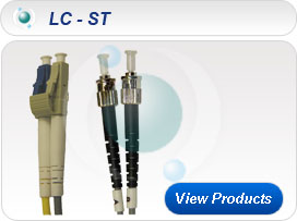OS1 (9/125) YELLOW LC-ST Duplex Patchcord on 1.8mm Cable